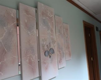 mirror and  art  picture