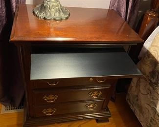 #4	chest	Kincad cherry mountain bed side table with 4 drawers and slide out tray 26x16x32	 $300.00 			
#5	chest	Kincad cherry mountain bed side table with 4 drawers and slide out tray 26x16x32	 $300.00 			
