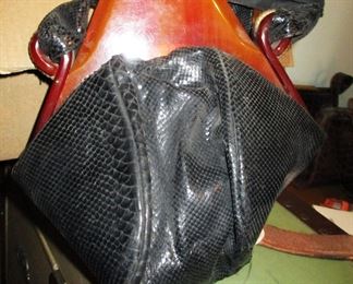 One of many vintage purses - this with great Bakelite closure 