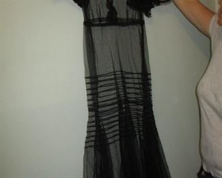 Vintage sheet dress - all set for the Met Gala!