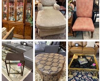 Just a sample of the items featured on our online auction.
https://roundthehouseconsignment.hibid.com/