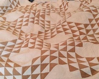 Antique hand stitched quilt