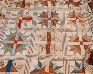 Beautiful primitive quilt
