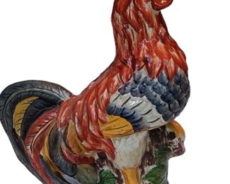Beautiful vintage Crackle rooster