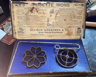 Vintage Rosette Irons