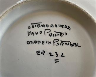 Hand painted Portugal porcelain 