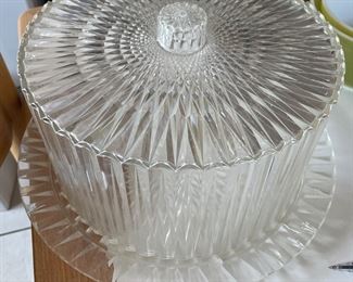 Vintage Plastic Cake Stand