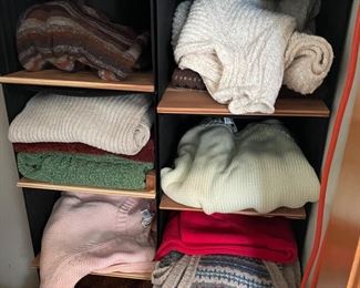 Lot's of women's sweaters