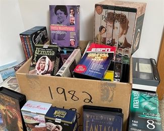 VHS Tapes, some new never opened!