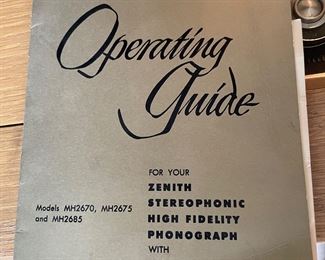 MCM Blonde Wood Zenith HI FI