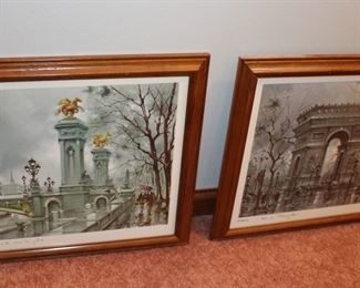 Framed Pictures of Paris