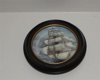 Ship Decorator Framed Plates