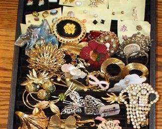Broaches and Earrings