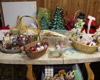 Christmas Ornaments, Ceramic Trees, Precious Moments, Glass Ornaments
