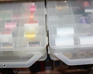 Containers of Sewing Thread
