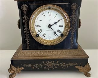 Antique ansonia mantle clock 