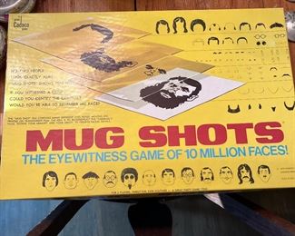 vintage mug shots board game 