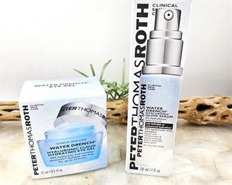 Peter Thomas Roth Water Drench Hyaluronic Glow Serum & Water Drench Hyaluronic Cloud Hydrating Eye Gel
