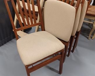 Folding dining chairs