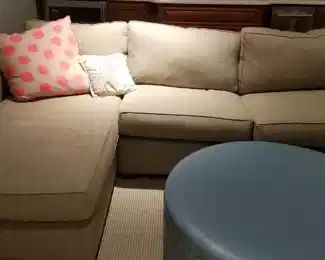 Sectional couch with chaise made by Room & Board