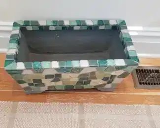 Mosaic plant pot