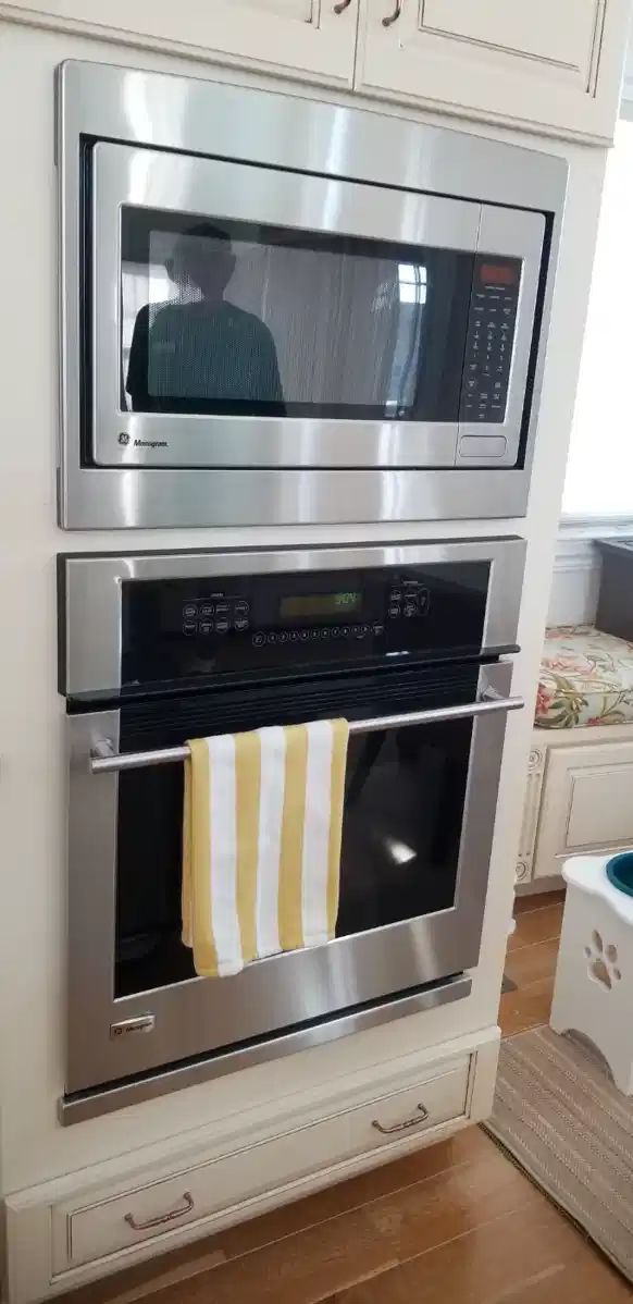 GE Monogram microwave oven (may not work) & GE Monogram wall oven