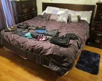 King Size Bed & Mattress Set