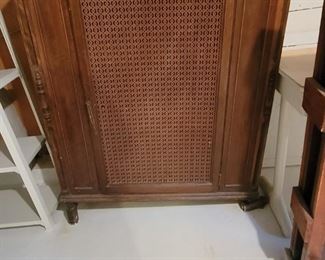 Rattan cabinet