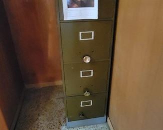 Vintage File Cabinet