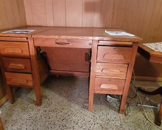 Large Oak Desk