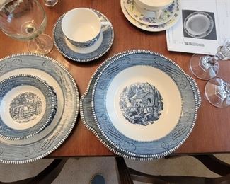 Royal Jeannette Collection, Currier & Ives Blue