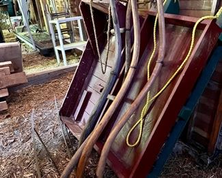 VINTAGE SICKLES AND SLEDS
