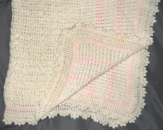 HAND KNIT BABY AFGHAN
