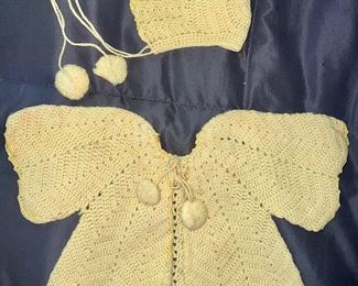 HAND KNIT BABY SWEATERS 