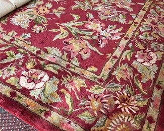 9 X 11 WOOL AREA RUG! BEAUTIFUL CONDITION