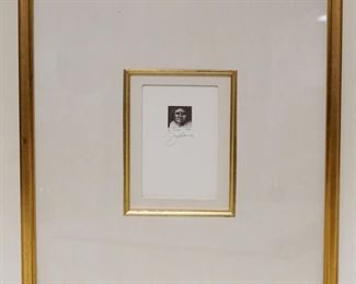 1041	FRANK HOWEL SIGNED LIMITED EDITION LITHOGRAPH 50/50 *ROSA*, APPROXIMATELY 13 IN X 15 IN OVERALL
