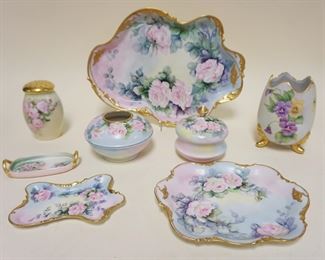 1058	LOT OF VICTORIAN CHINA INCLUDING 2 COVERED BOXES
