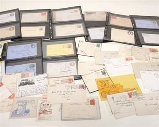 1067	STAMP & POSTAL CARD LOT
