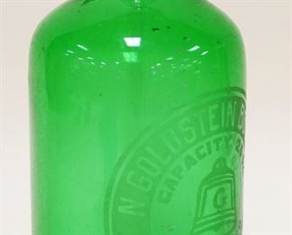 1151	N GOLDSTEIN GREEN SELTZER BOTTLE, ALLENTOWN PA, APPROXIMATELY 12 IN HIGH
