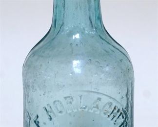 1153	F HORLACHER ANTIQUE BEER BOTTLE, APPROXIMATELY 7 IN
