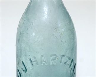 1162	ANTIQUE BEER BOTTLE JJ HARTSEL, NAZARETH PA, APPROXIMATELY 7 IN HIGH
