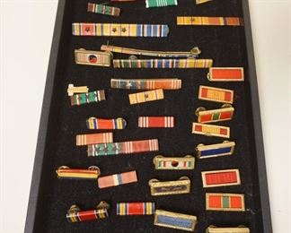 1192	LOT OF US MILITARY SERVICE RIBBONS SOME W/STARS
