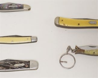 1198	LOT ANTIQUE POCKET KNIVES
