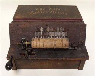 1240	THE GEM ROLLER ORGAN, BELLOWS NOT WORKING
