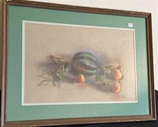 A. Z. Lipton Pastel Still Life Painting