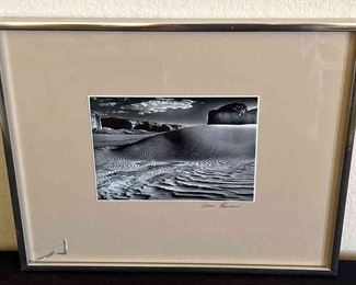 Black White Desert Photograph