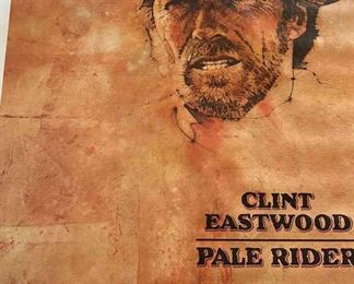 Clint Eastwood Pale Rider Movie Poster