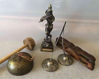 Krishna With Instruments