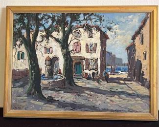 Painting By Clement Van Vlaardingen Cagnes