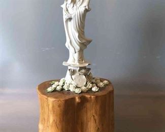 Quan Yin On Wood